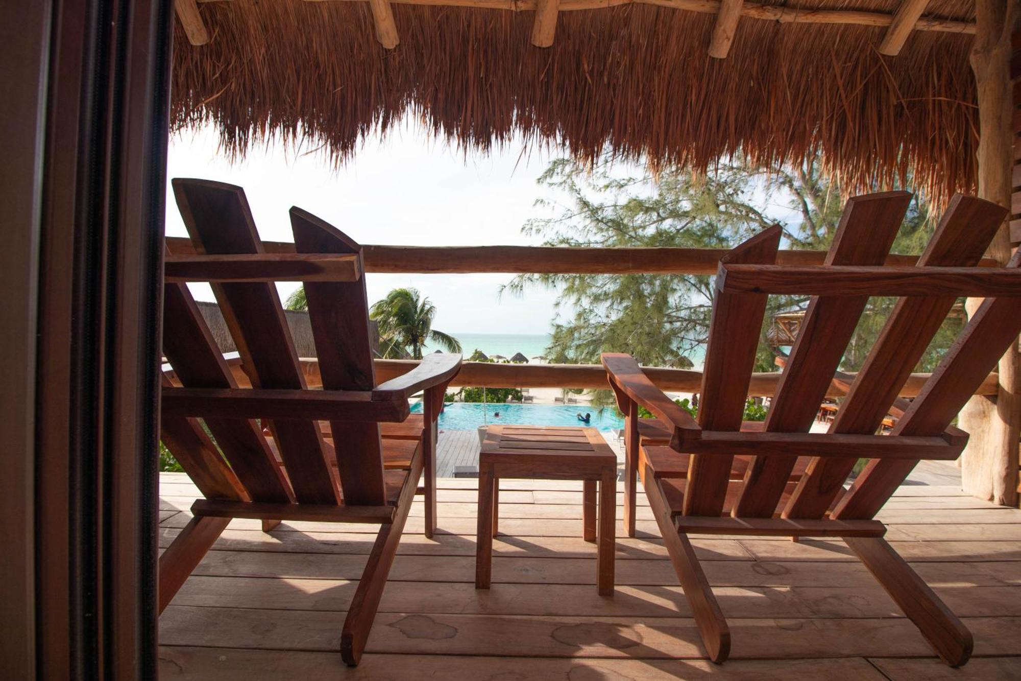 My Blue Hotel Holbox Zewnętrze zdjęcie View from a room at the resort